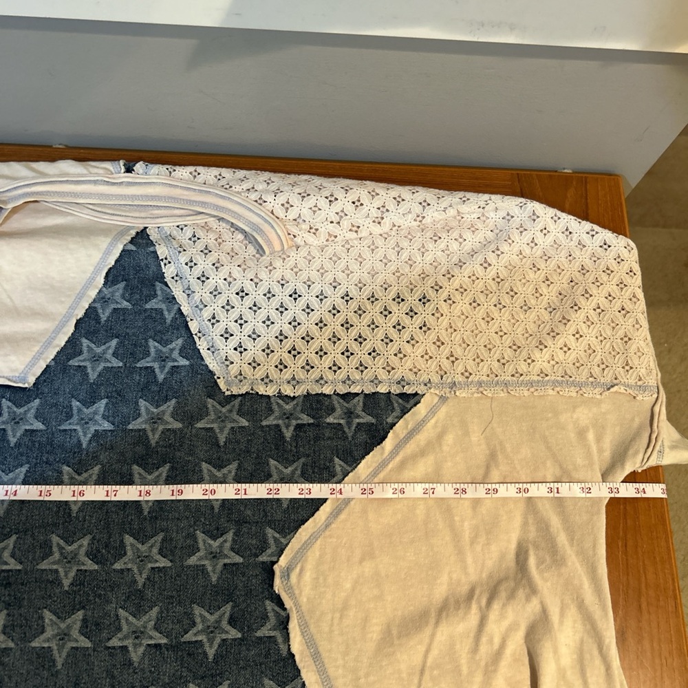 Oli & Hali Pink and Blue Star Top - Picture 4 of 5